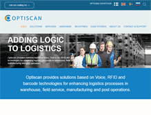 Tablet Screenshot of optiscangroup.com